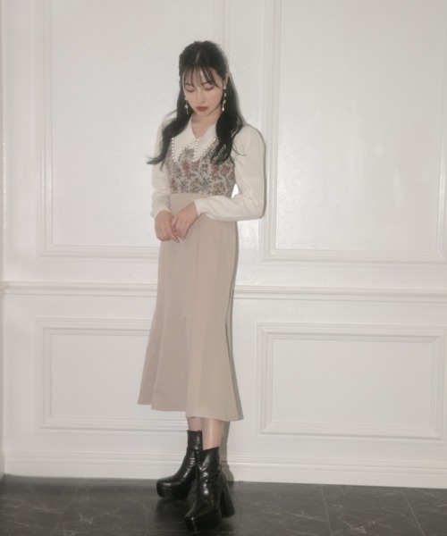 ANDGEEBEE(アンジービー)の「パールカラーニット(ニット/セーター・レディース・ブラック/アイボリー・MEDIUM)」の17枚目の写真