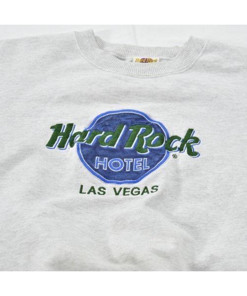 VINTAGE(ヴィンテージ)の「【ヴィンテージ古着】Hard Rock CAFE HOTEL ロゴ刺繍 クルーネックスウェット(スウェット・メンズ・グレー・LARGE)」の7枚目の写真