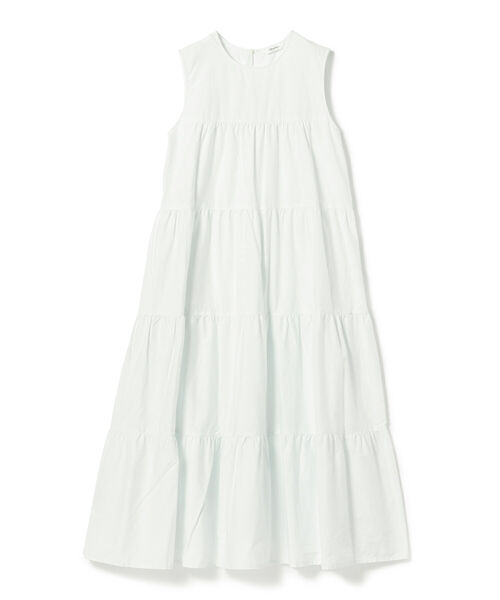 Ray BEAMS（レイビームス）の「GYMPHLEX / ノースリーブ ティアード ドレス（ワンピース・レディース・ネイビー/サックスブルー・14）」の12枚目の写真