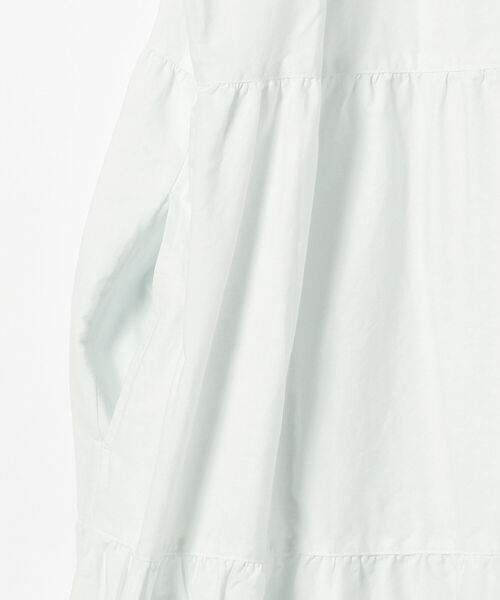 Ray BEAMS（レイビームス）の「GYMPHLEX / ノースリーブ ティアード ドレス（ワンピース・レディース・ネイビー/サックスブルー・14）」の10枚目の写真