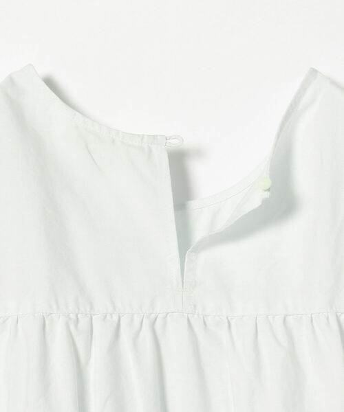 Ray BEAMS（レイビームス）の「GYMPHLEX / ノースリーブ ティアード ドレス（ワンピース・レディース・ネイビー/サックスブルー・14）」の7枚目の写真