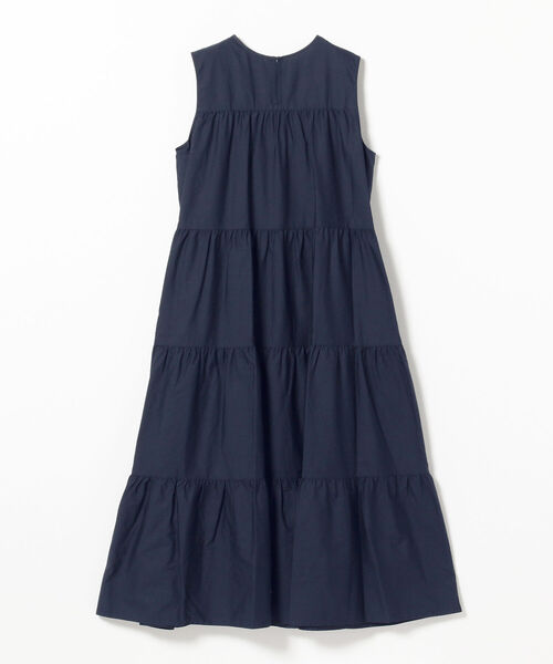 Ray BEAMS（レイビームス）の「GYMPHLEX / ノースリーブ ティアード ドレス（ワンピース・レディース・ネイビー/サックスブルー・14）」の20枚目の写真
