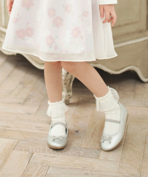 BRANSHES(ブランシェス)の「バレエシューズ(バレエシューズ・キッズ・ブラック/シルバー・16cm/17cm/18cm/19cm/20cm/21cm)」の10枚目の写真