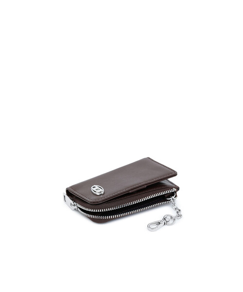 【新品】DIESEL ディーゼル キーウォレット　メタルロゴ  小銭入れ付き 楽天市場】DIESEL ディーゼル小銭入れ付き二つ折り長財布シワ