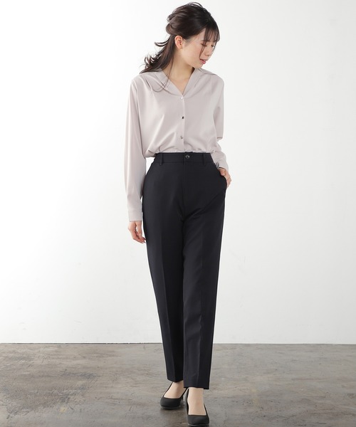 Honeys（ハニーズ）の「金釦使いブラウス（シャツ/ブラウス・レディース・ホワイト×ブラック/ホワイト/ネイビー/グレイッシュベージュ/ホワイト×ピンク・L/S/M/LL）」の19枚目の写真