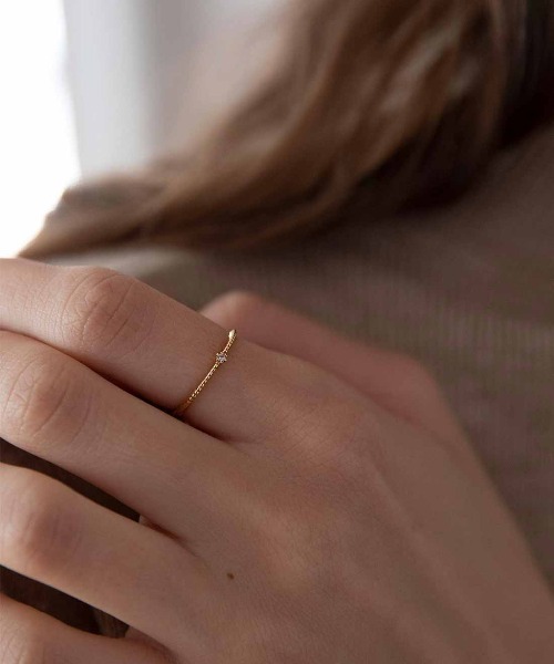 mangata(モンガータ)の「Syrma ring(リング・レディース・ゴールド・11号/9号)」の2枚目の写真