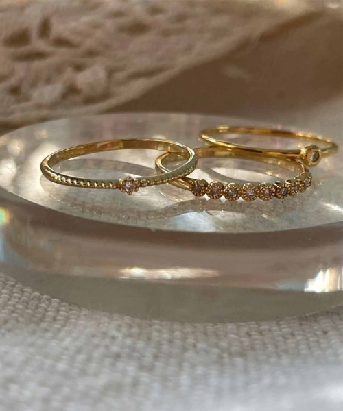 mangata(モンガータ)の「Syrma ring(リング・レディース・ゴールド・11号/9号)」の5枚目の写真
