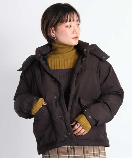 cepo（セポ）の「エアコンダウン 2WAY（ダウンジャケット/コート・レディース・レッド/ブラック/グリーン・S/M）」の2枚目の写真