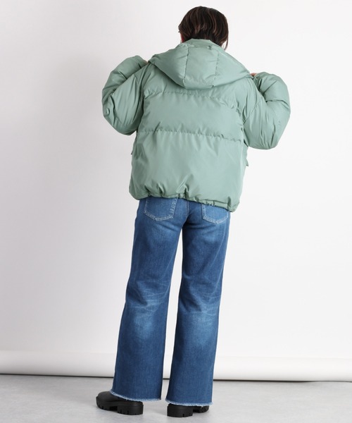 cepo（セポ）の「エアコンダウン 2WAY（ダウンジャケット/コート・レディース・レッド/ブラック/グリーン・S/M）」の12枚目の写真