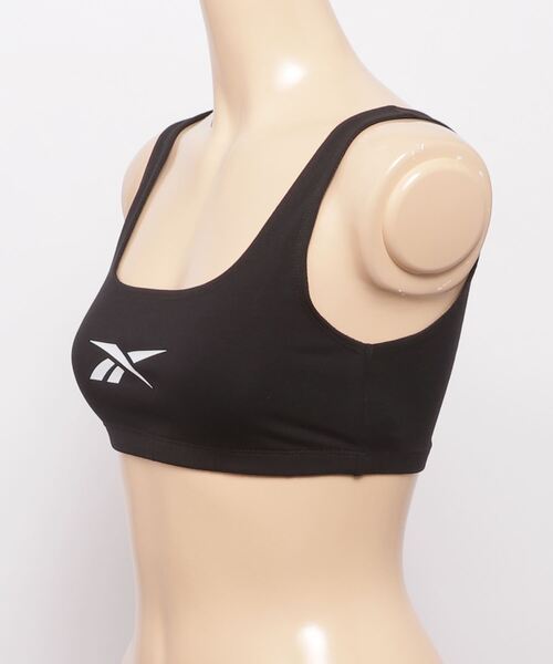 Reebok（リーボック）の「クラシックス ロゴ スポーツブラ / Classics Logo Bra（スポーツブラ・レディース・ブラック/オフホワイト/ブルー・SMALL/MEDIUM/LARGE/X-LARGE/XX-LARGE/X-SMALL）」の5枚目の写真