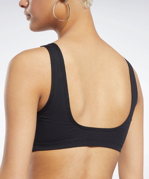 Reebok（リーボック）の「クラシックス ロゴ スポーツブラ / Classics Logo Bra（スポーツブラ・レディース・ブラック/オフホワイト/ブルー・SMALL/MEDIUM/LARGE/X-LARGE/XX-LARGE/X-SMALL）」の10枚目の写真