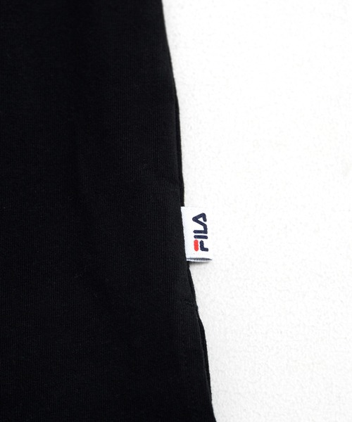 FILA（フィラ）の「【FILA/フィラ】WEB限定 別注 ワンポイント 筆記体刺繍 ビックシルエット ドロップショルダー モックネック ロンT 長袖Tシャツ（Tシャツ/カットソー・メンズ・ホワイト/チャコールグレー/ブラック/ミント・LL/M/L）」の10枚目の写真