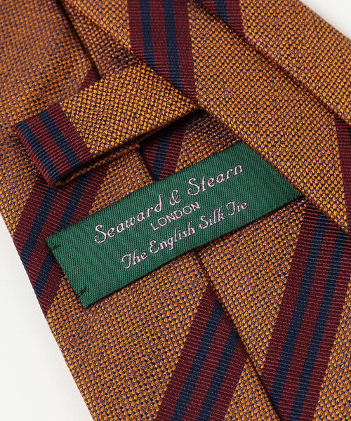 Seaward & Stearn × BEAMS F別注 ストライプ ネクタイ Seaward＆stearn（シーワードスターン）の「Seaward & Stearn