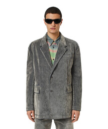 DIESEL | DIESEL SS22 メンズ テーラード ジャケット デニム セットアップ(デニムジャケット)
