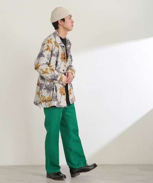 SENSE OF PLACE by URBAN RESEARCH(センスオブプレイスバイアーバンリサーチ)の「ボタニカルオープンカラールーズシャツ(シャツ/ブラウス・メンズ・ライトベージュ/ライトブルー/チャコールグレー・MEDIUM/LARGE)」の19枚目の写真