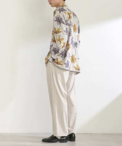 SENSE OF PLACE by URBAN RESEARCH(センスオブプレイスバイアーバンリサーチ)の「ボタニカルオープンカラールーズシャツ(シャツ/ブラウス・メンズ・ライトベージュ/ライトブルー/チャコールグレー・MEDIUM/LARGE)」の21枚目の写真