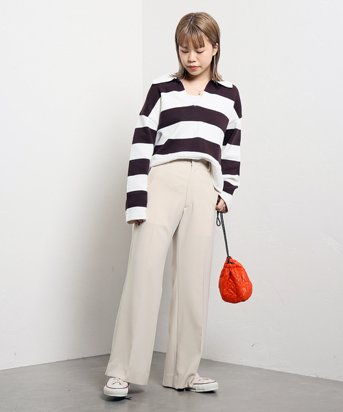 JOINT WORKS（ジョイントワークス）の「J-ダブルクロスステッチパンツ（デニムパンツ・レディース・ブラック/キナリ・SMALL/MEDIUM）」の18枚目の写真