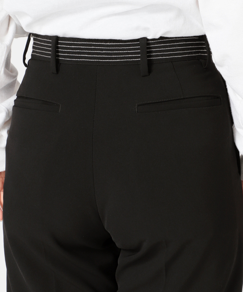 JOINT WORKS（ジョイントワークス）の「J-ダブルクロスステッチパンツ（デニムパンツ・レディース・ブラック/キナリ・SMALL/MEDIUM）」の13枚目の写真