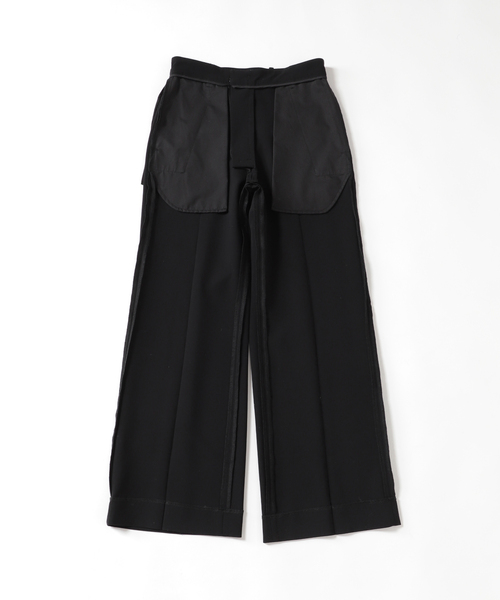 JOINT WORKS（ジョイントワークス）の「J-ダブルクロスステッチパンツ（デニムパンツ・レディース・ブラック/キナリ・SMALL/MEDIUM）」の7枚目の写真