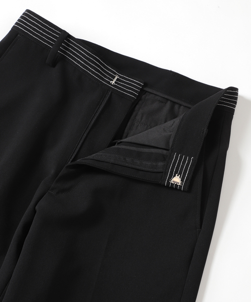 JOINT WORKS（ジョイントワークス）の「J-ダブルクロスステッチパンツ（デニムパンツ・レディース・ブラック/キナリ・SMALL/MEDIUM）」の5枚目の写真