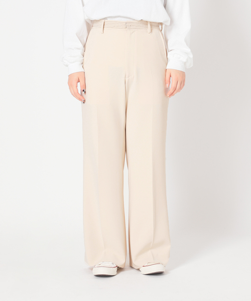 JOINT WORKS（ジョイントワークス）の「J-ダブルクロスステッチパンツ（デニムパンツ・レディース・ブラック/キナリ・SMALL/MEDIUM）」の4枚目の写真