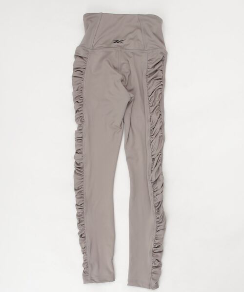 Reebok（リーボック）の「ボールド ハイウエスト ルーシュ タイツ / Bold High-Waisted Ruched Tights（レギンス/スパッツ・レディース・ライトグレー/ブラック・SMALL/MEDIUM/LARGE/X-LARGE/X-SMALL）」の3枚目の写真