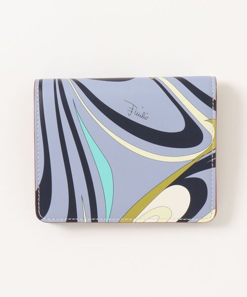 EMILIO PUCCI(エミリオプッチ)の「SMALL LEATHER GOODS - SMALL LEATHER GOODS - WALLET(財布・レディース・ブルー/ピンク・ONE SIZE)」の5枚目の写真