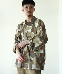 BEAMS | BEAMS / カモフラージュ ユーティリティ イージフィット シャツ(シャツ/ブラウス)