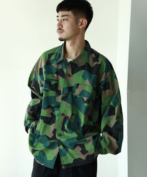 BEAMS | BEAMS / カモフラージュ ユーティリティ イージフィット シャツ(シャツ/ブラウス)