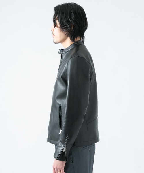 美品URBAN RESEARCH ブラックレザー　Mサイズ Wrangler × URBAN RESEARCH iDよりヴィンテージ感漂う最旬カジュアル
