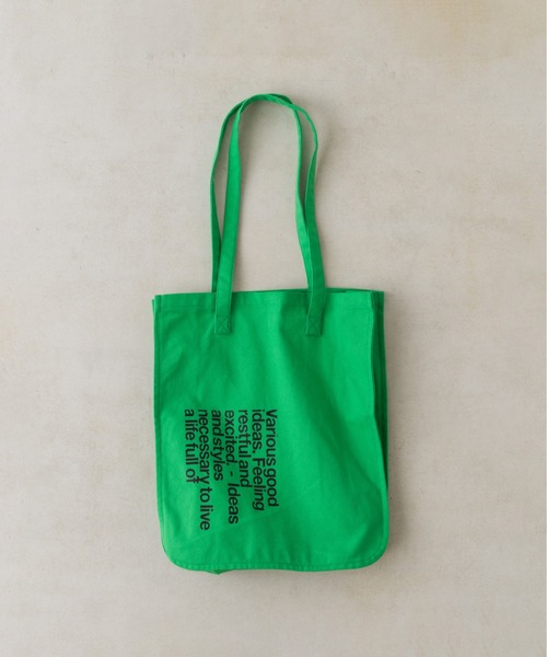 Kastane（カスタネ）の「【WEB限定カラーあり】ロゴスクエアキャンバストート（トートバッグ・レディース・サックスブルー/ブラック/イエロー/アイボリー/ピンク/オレンジ/グリーン/ブルー・FREE）」の19枚目の写真