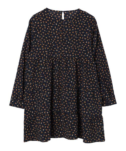 Green　Parks（グリーンパークス）の「花柄ティアードチュニック（Tシャツ/カットソー・レディース・ブラック/グリーン・FREE）」の14枚目の写真