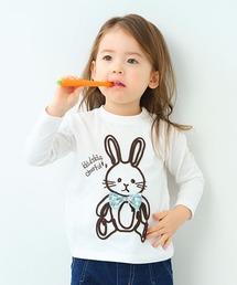 kladskap | リボンウサギ長袖Tシャツ(Tシャツ/カットソー)