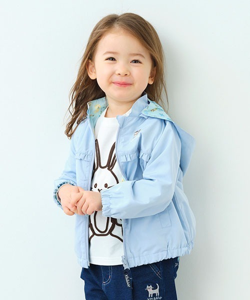 kladskap（クレードスコープ）の「リボンウサギ長袖Tシャツ（Tシャツ/カットソー・キッズ・サックスブルー/オフホワイト・90cm/100cm/120cm/110cm/80ｃｍ）」の15枚目の写真