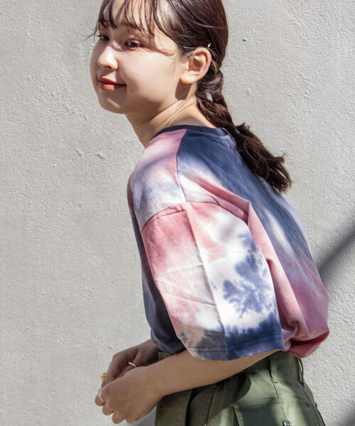 GLOSTER（グロスター）の「【GLOSTER/グロスター】タイダイ染めTシャツ（Tシャツ/カットソー・メンズ・チャコールグレー/ライム/ベビーピンク・MEDIUM/LARGE）」の20枚目の写真