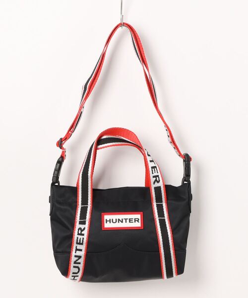 HUNTER(ハンター)の「【66】【HUNTER】NYLON TOPCLIP TOTE MINI(トートバッグ・レディース・ピンク/イエロー/ブラック/オリーブ/ネイビー/レッド/ピンク系その他/ホワイト系その他/ブラック系その他/マスタード/ピンク系その他2・FREE)」の4枚目の写真