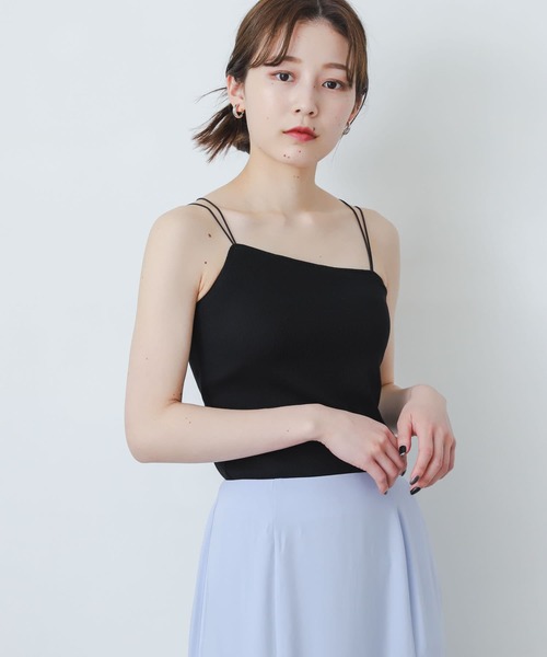 SENSE OF PLACE by URBAN RESEARCH（センスオブプレイスバイアーバンリサーチ）の「カップインアシンメトリーキャミソール（キャミソール・レディース・ライトブルー/ブラック/キャメル/ライトベージュ・ONE）」の14枚目の写真