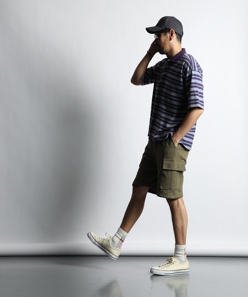 大人気★XLARGE スウェット カーゴショーパン コーデしやすい◎ XLARGE（エクストララージ）の「SWEAT CARGO SHORT PANTS