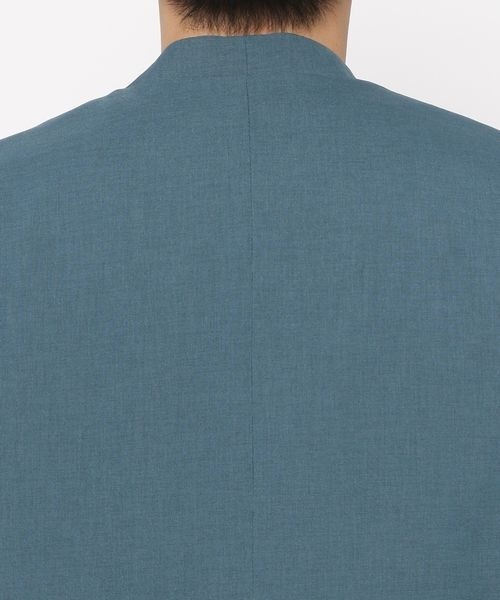 LOWRYS FARM（ローリーズファーム）の「ノーカラーベスト　277087（その他アウター・メンズ・サックスブルー/ブルー/ブラック・MEDIUM/LARGE）」の5枚目の写真