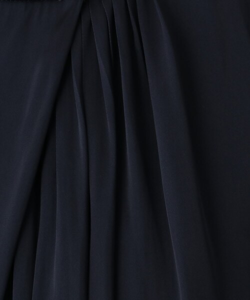 UNTITLED（アンタイトル）の「◆セーヌサテンブラウス【洗える】（シャツ/ブラウス・レディース・ネイビー/アイボリー・48/00/02/04/44）」の13枚目の写真