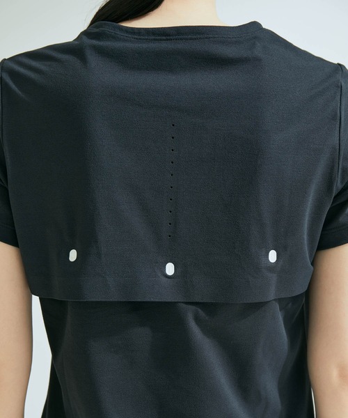 DESCENTE（デサント）の「【NERGY×DESCENTE】AERO STREAM Tシャツ（Tシャツ/カットソー・レディース・イエロー/ライトグレー/ブラック・M/L）」の14枚目の写真