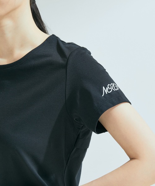DESCENTE（デサント）の「【NERGY×DESCENTE】AERO STREAM Tシャツ（Tシャツ/カットソー・レディース・イエロー/ライトグレー/ブラック・M/L）」の16枚目の写真
