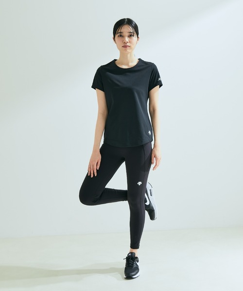 DESCENTE（デサント）の「【NERGY×DESCENTE】AERO STREAM Tシャツ（Tシャツ/カットソー・レディース・イエロー/ライトグレー/ブラック・M/L）」の11枚目の写真