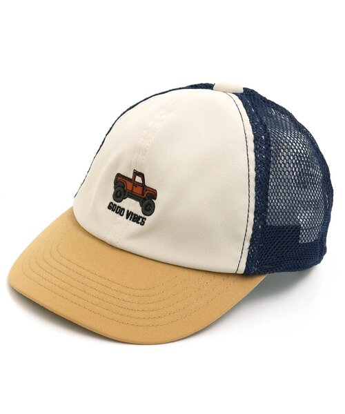 BREEZE（ブリーズ）の「/メッシュキャップ（キャップ・キッズ・カモフラージュ/ブラック/レインボー/サックスブルー/ベージュ/オレンジ・54/58/50）」の6枚目の写真