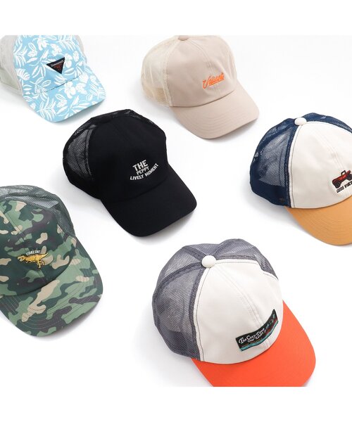 BREEZE（ブリーズ）の「/メッシュキャップ（キャップ・キッズ・カモフラージュ/ブラック/レインボー/サックスブルー/ベージュ/オレンジ・54/58/50）」の7枚目の写真