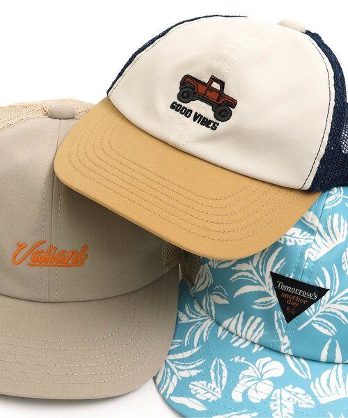 BREEZE（ブリーズ）の「/メッシュキャップ（キャップ・キッズ・カモフラージュ/ブラック/レインボー/サックスブルー/ベージュ/オレンジ・54/58/50）」の11枚目の写真