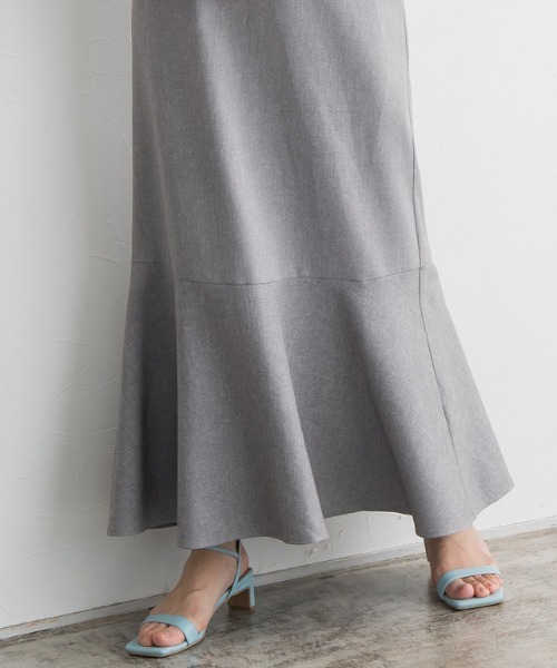 Pierrot（ピエロ）の「Steady 8月号掲載アイテム　接触冷感キャミワンピース（ジャンパースカート・レディース・ブラック/杢グレー・M/L）」の18枚目の写真