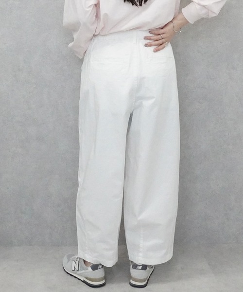 SELECT LEVERY(セレクトリベリー)の「カラーサーカスパンツ 股下58cm(チノパンツ・レディース・ブラック/カーキ/ホワイト/ベージュ/キャメル/ブラウン・X-LARGE/MEDIUM/LARGE/SMALL)」の19枚目の写真