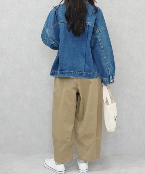 SELECT LEVERY(セレクトリベリー)の「カラーサーカスパンツ 股下58cm(チノパンツ・レディース・ブラック/カーキ/ホワイト/ベージュ/キャメル/ブラウン・X-LARGE/MEDIUM/LARGE/SMALL)」の22枚目の写真