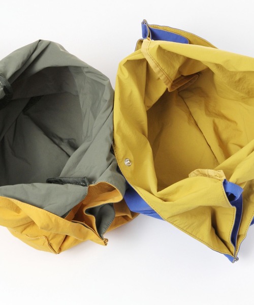 BAYFLOW(ベイフロー)の「【BAYFLOW SAUNA CLUB】パッカブル2WAYバッグ(ハンドバッグ・メンズ・ブラック/イエロー/ブルー・FREE)」の18枚目の写真